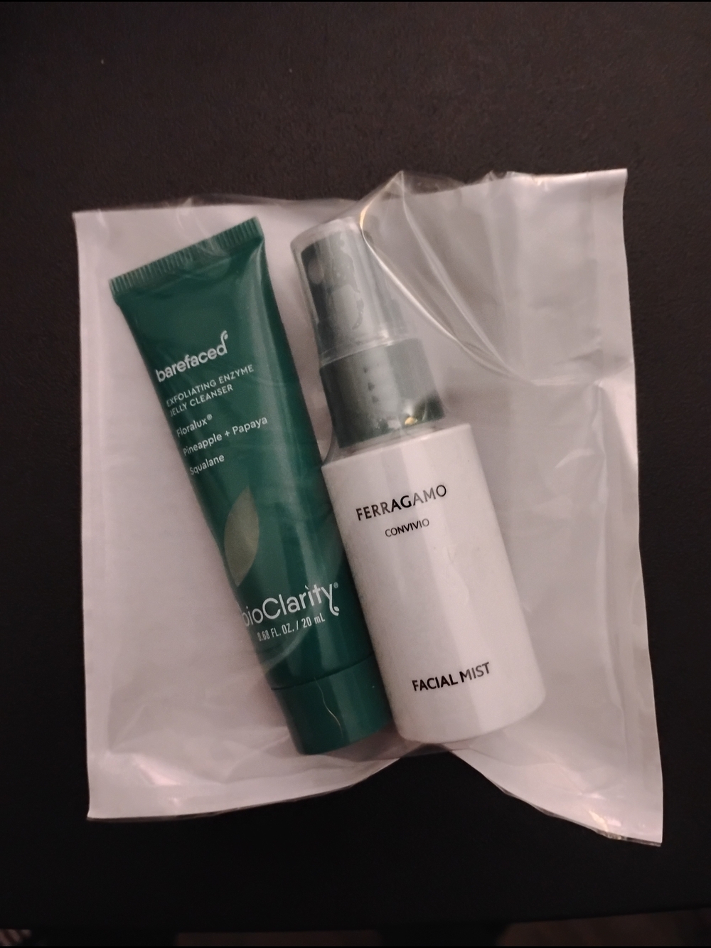 Ferragamo Facial Mist & Barefaced Exf Enzyme Jelly Cleanser